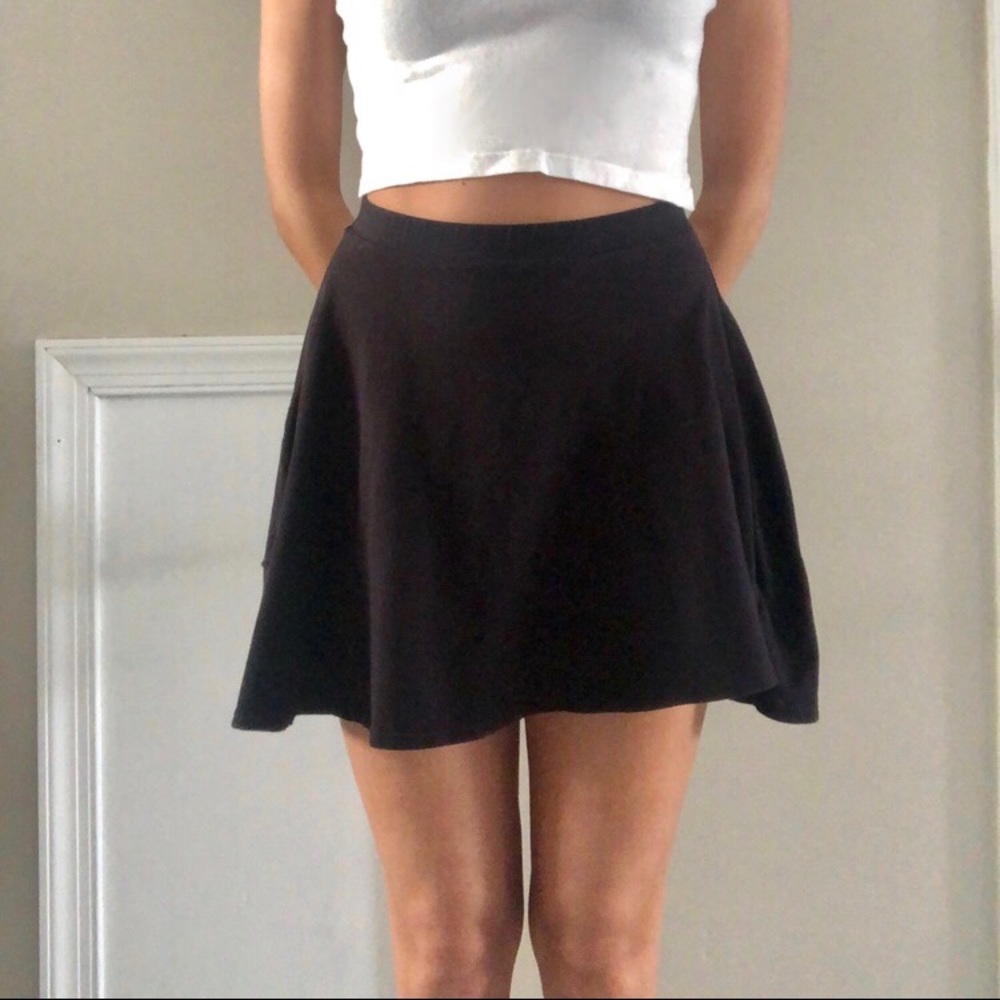 Urban Outfitters Black Skater Skirt